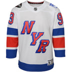 Mika Zibanejad New York Rangers Youth 2024 NHL Stadium Series Premier Player Jersey – White