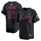 Francisco Lindor New York Mets Nike Alternate Limited Jersey - Black