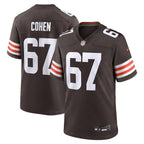 Javion Cohen Cleveland Browns Nike Team Game Jersey -  Brown
