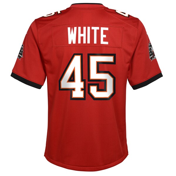 Devin White Tampa Bay Buccaneers Nike Youth Game Jersey - Red/Orange/Pewter