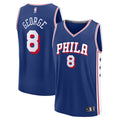 Paul George Philadelphia 76ers  Fast Break Replica Player Jersey - Icon Edition - Royal