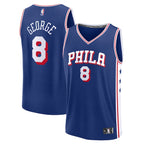 Paul George Philadelphia 76ers  Youth Fast Break Replica Player Jersey - Icon Edition - Royal