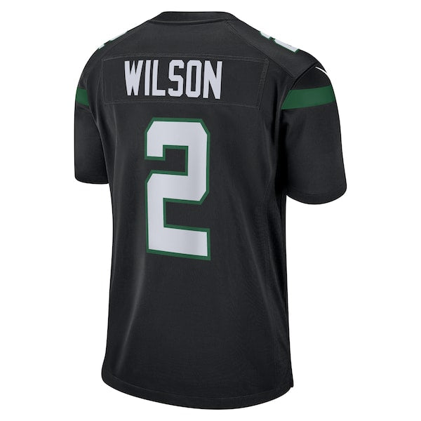 Zach Wilson New York Jets Nike Youth Game Jersey - Black/Green