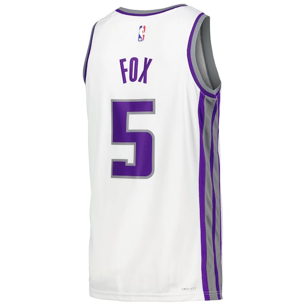 De'Aaron Fox Sacramento Kings Nike Swingman Player Jersey - Association Edition - White