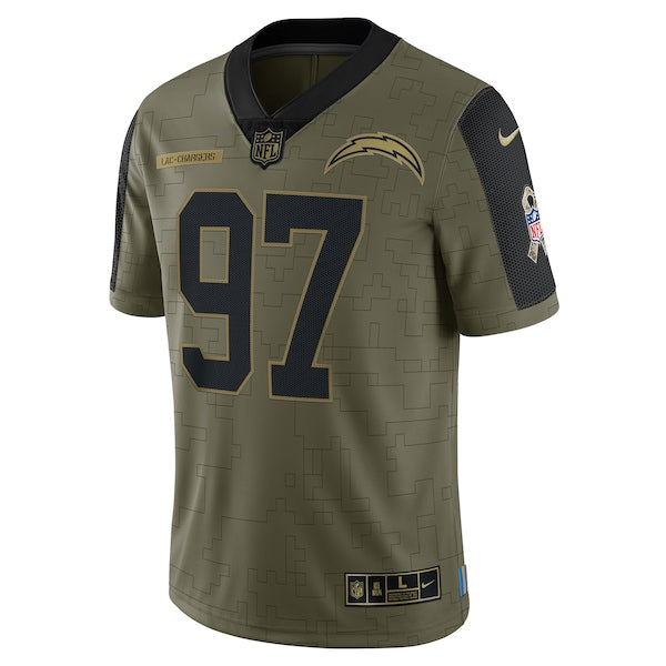 Joey Bosa Los Angeles Chargers Nike 2021 Salute To Service Limited Player Jersey - Olive