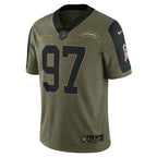 Joey Bosa Los Angeles Chargers Nike 2021 Salute To Service Limited Player Jersey - Olive