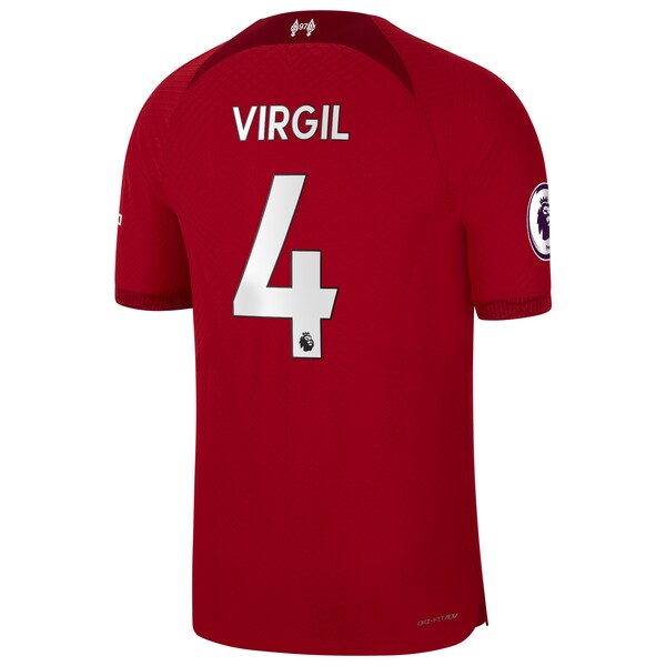 Virgil Van Dijk Liverpool Nike 2022/23 Home Authentic Player Jersey - Red
