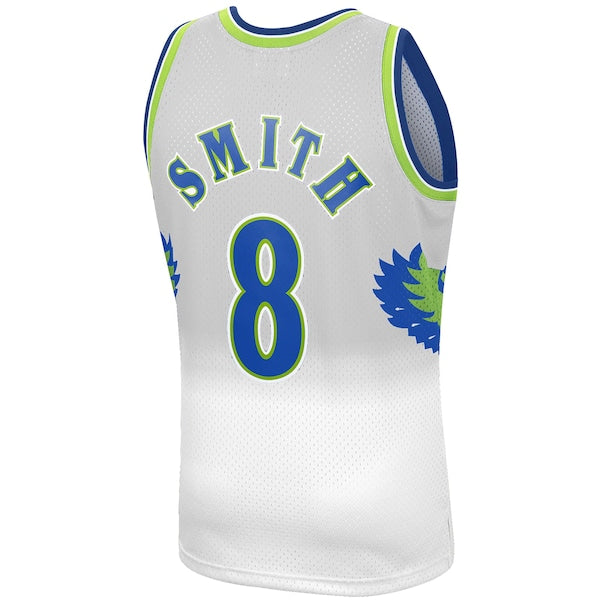Steve Smith Atlanta Hawks  1996-97 Hardwood Classics Reload 3.0 Swingman Jersey - White