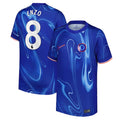 Enzo Fernández Chelsea Nike Youth 2024/25 Home Replica Player Jersey - Blue
