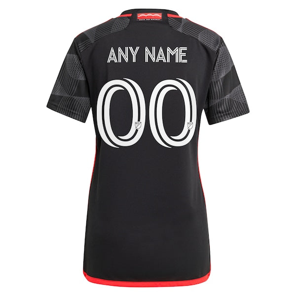 D.C. United adidas Women's 2024 The Icon Kit Replica Custom Jersey – Black
