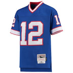 Jim Kelly Buffalo Bills Youth 1990 Legacy Retired Player Jersey - Royal