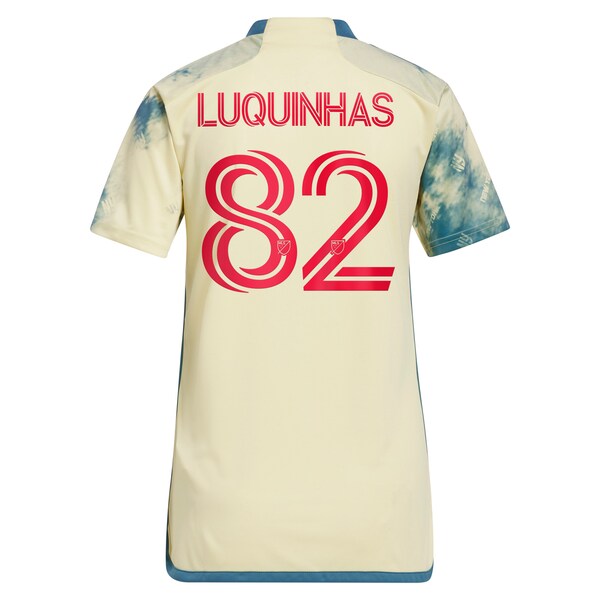 Luquinhas New York Red Bulls adidas Women's 2024 Daniel Patrick Kit Replica Jersey - Yellow