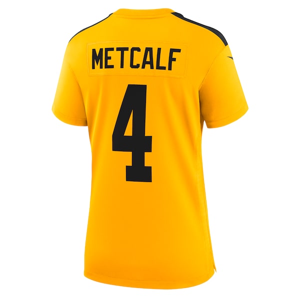 DK Metcalf Pittsburgh Steelers Nike Women's Alternate 1933 Throwback Game Jersey - Gold