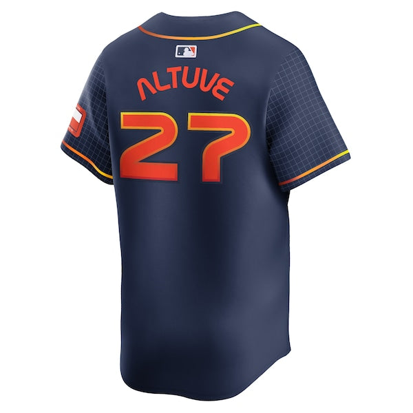 Jose Altuve Houston Astros Nike City Connect Limited Player Jersey - Navy