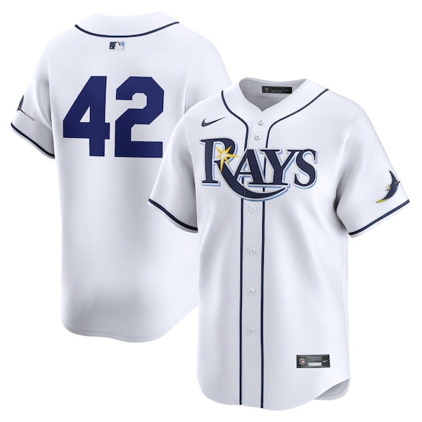 Tampa Bay Rays Nike 2024 Jackie Robinson Day Home Limited Jersey – White