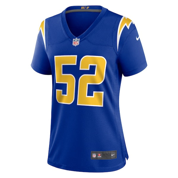 Khalil Mack Los Angeles Chargers Nike Women's Alternate Game Jersey - Royal/Navy