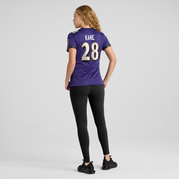 Sanoussi Kane Baltimore Ravens Nike Women's  Game Jersey -  Purple