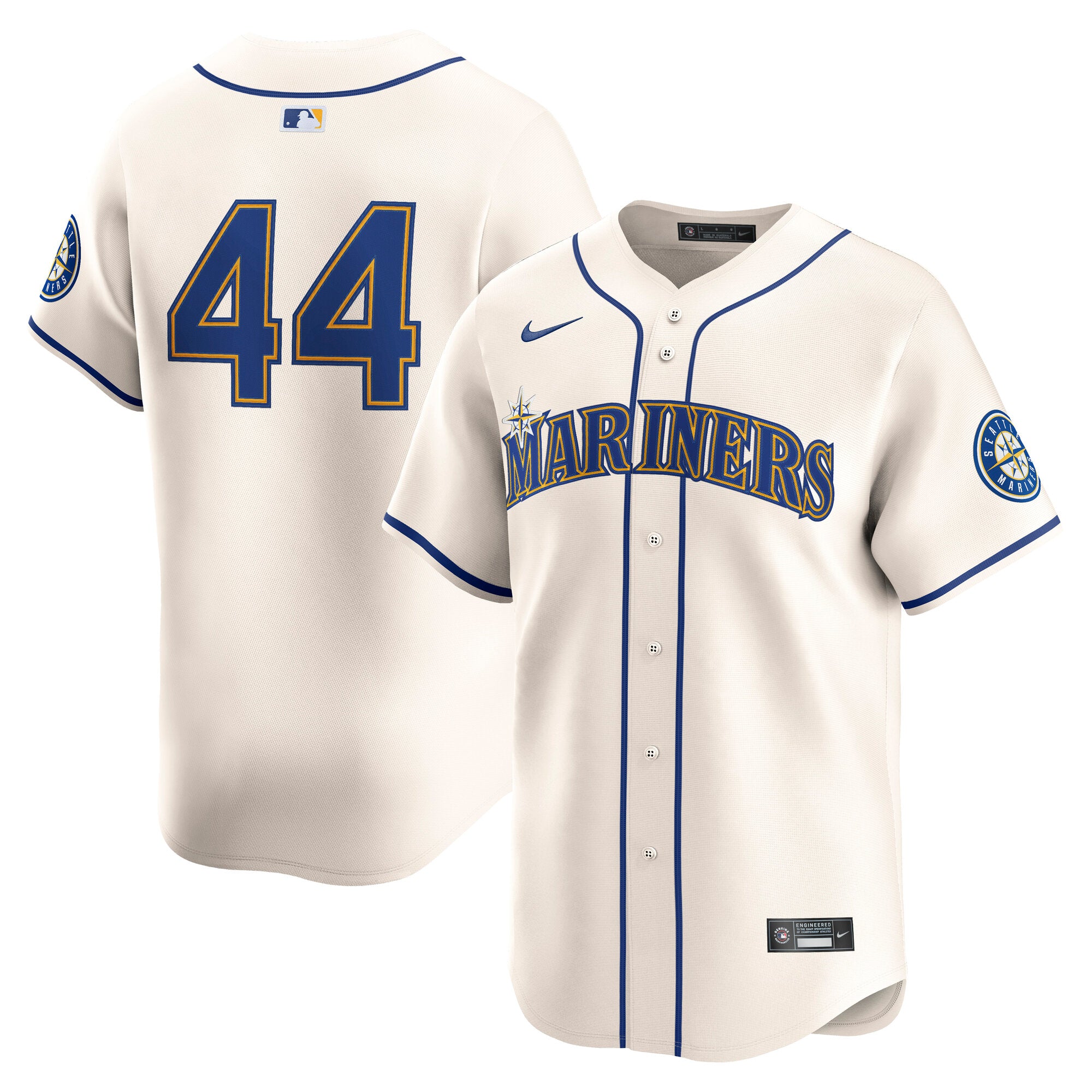 Julio Rodriguez Seattle Mariners Nike Road Limited - Navy/Cream