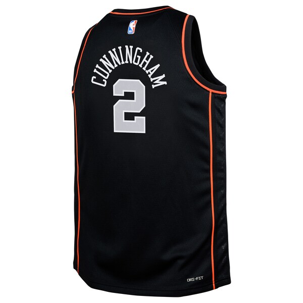 Cade Cunningham Detroit Pistons Nike Youth  Swingman Replica Jersey - City Edition - Black