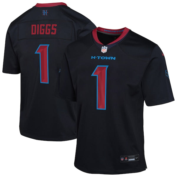 Stefon Diggs Houston Texans Nike Youth Alternate Player Game Jersey -  Navy