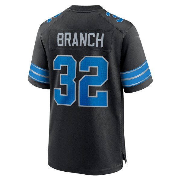 Brian Branch Detroit Lions Nike 2nd Alternate Game Jersey - Black/Blue