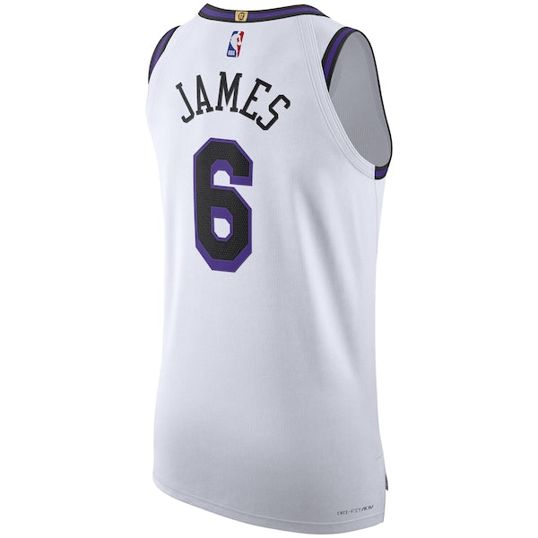 LeBron James Los Angeles Lakers Nike 2022/23 Authentic Jersey - City Edition - White
