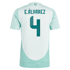 Edson Alvarez Mexico National Team adidas 2024 Away Authentic Player Jersey - Green/Burgundy