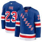 Adam Fox New York Rangers  Home Premium Jersey - Blue