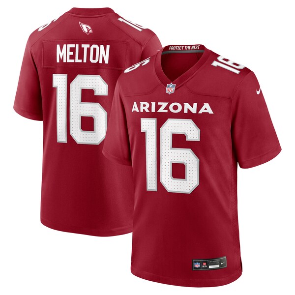 Max Melton Arizona Cardinals Nike Team Game Jersey -  Cardinal