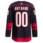 Carolina Hurricanes adidas  Home  Primegreen Authentic Custom Jersey - Black