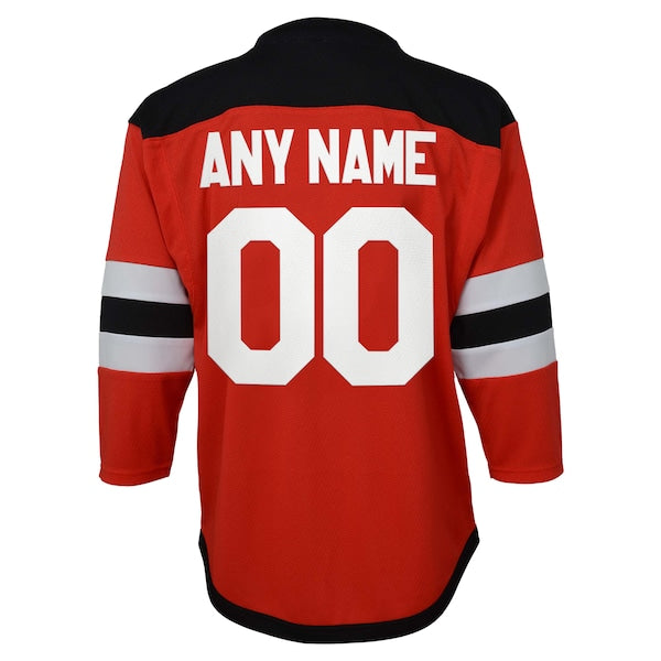 New Jersey Devils Youth Replica Custom Jersey - Red