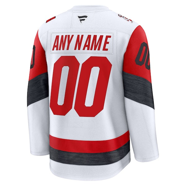 Carolina Hurricanes  Away Premium Custom Jersey - White