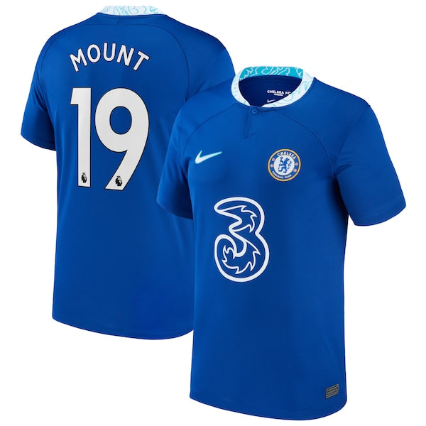 Mason Mount Chelsea Nike 2022/23 Replica Home Jersey - Blue