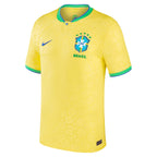 Custom Brazil National Team Nike Youth 2022/23 Home Authentic Jersey - Yellow