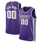 Sacramento Kings Nike Unisex Swingman Custom Jersey Purple - Icon Edition
