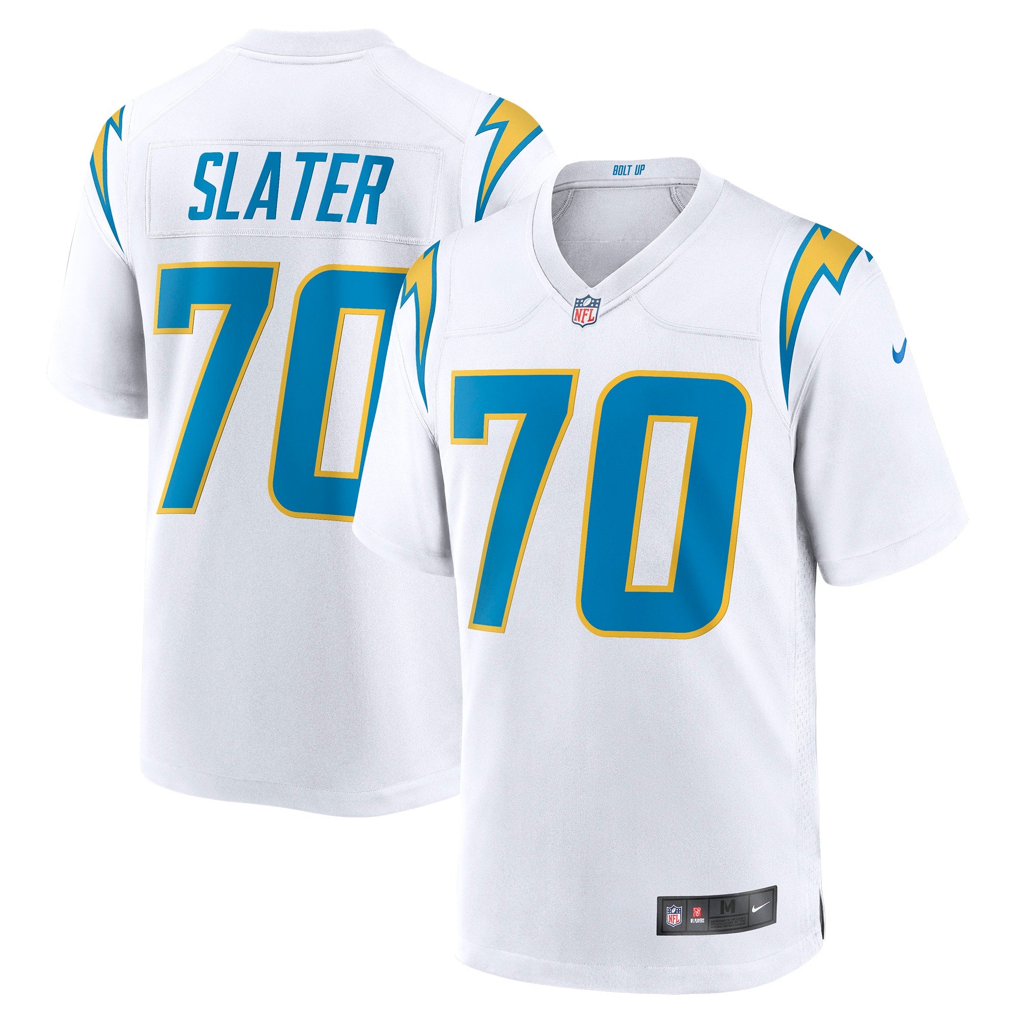 Rashawn Slater Los Angeles Chargers Nike Game Jersey - Powder Blue/White