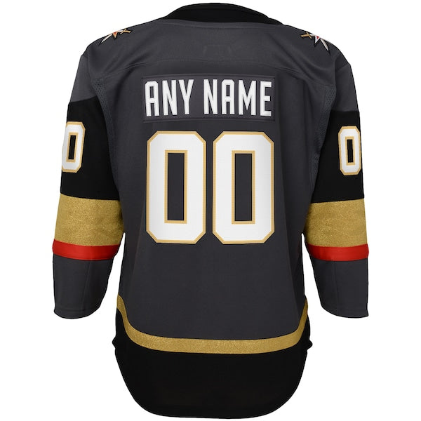 Vegas Golden Knights Youth Alternate Premier Custom Jersey - Gray