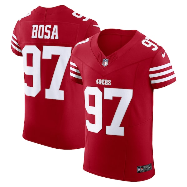 Nick Bosa San Francisco 49ers Nike Vapor F.U.S.E. Elite Jersey - Scarlet