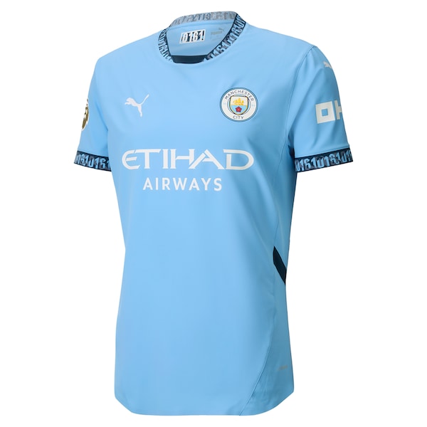 Phil Foden Manchester City Puma 2024/25 Home Authentic Player Jersey - Light Blue