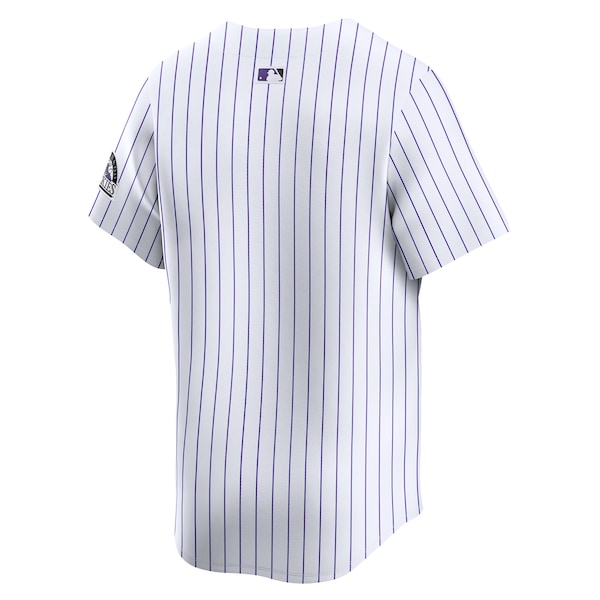 Colorado Rockies Nike Home Limited Jersey - White