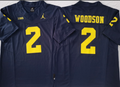 Charles Woodson  NCAA Michigan Wolverines Jordan Band Vapor Limited Jersey