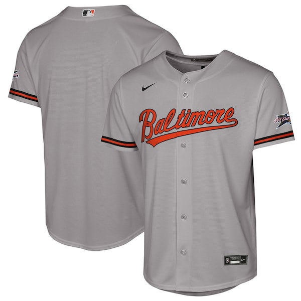 Baltimore Orioles Nike Youth 2025 MLB All-Star Game Road Replica Jersey - Gray