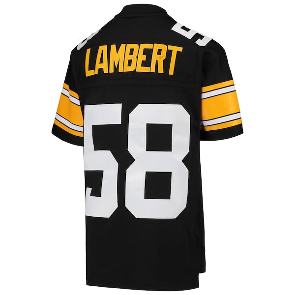 Jack Lambert Pittsburgh Steelers Youth 1976 Legacy Retired Player Jersey - Black