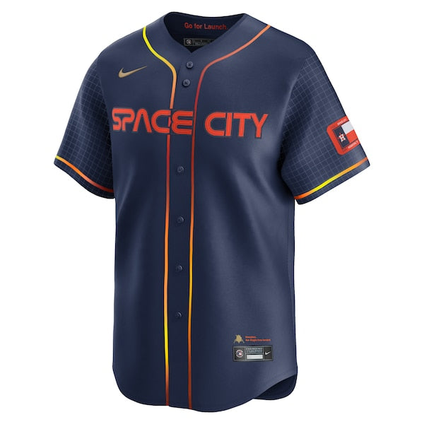 Jose Altuve Houston Astros Nike City Connect Limited Player Jersey - Navy