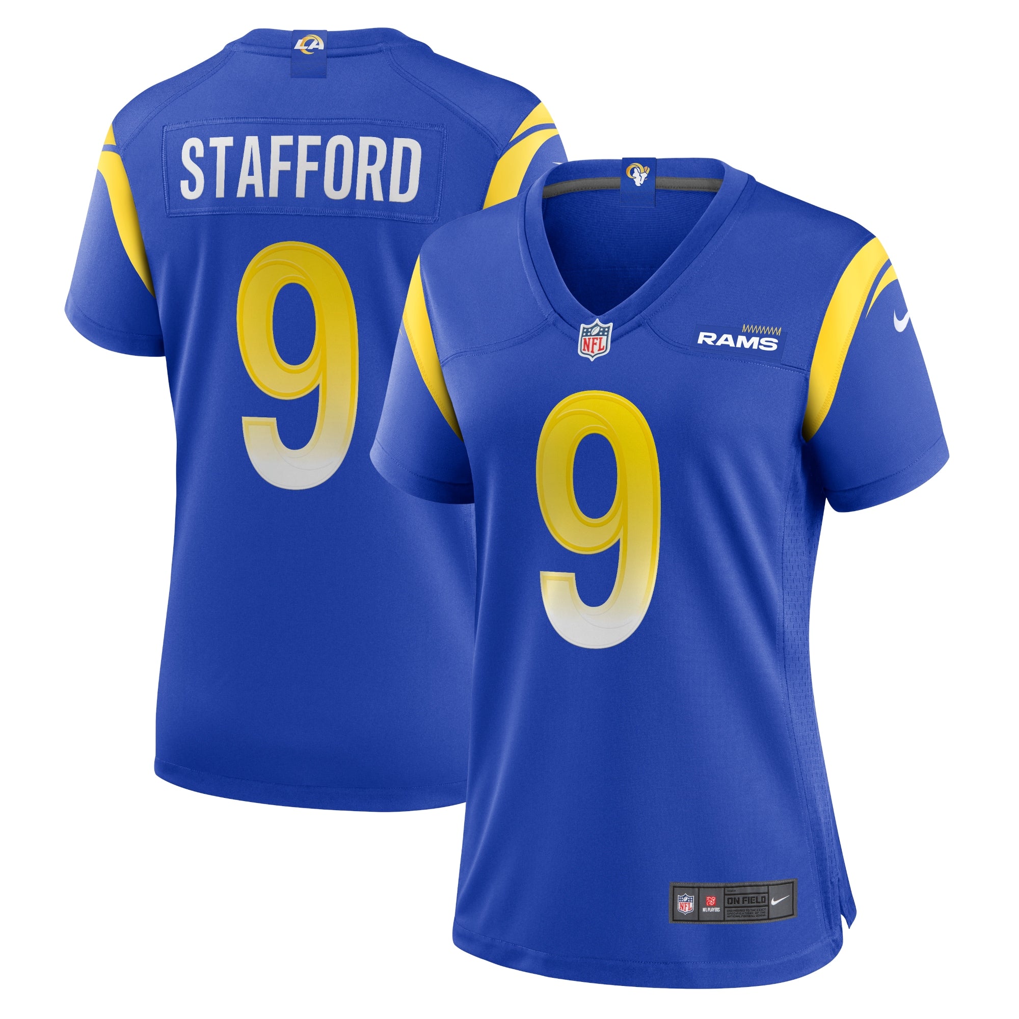Matthew Stafford Los Angeles Rams Nike Women's Alternate Game Jersey - White/Royal