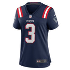 Demario Douglas New England Patriots Nike Women's  Game Jersey -  Navy