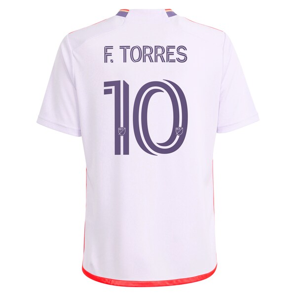 Facundo Torres Orlando City SC adidas Youth 2024 Legacy Kit Replica Player Jersey – Purple