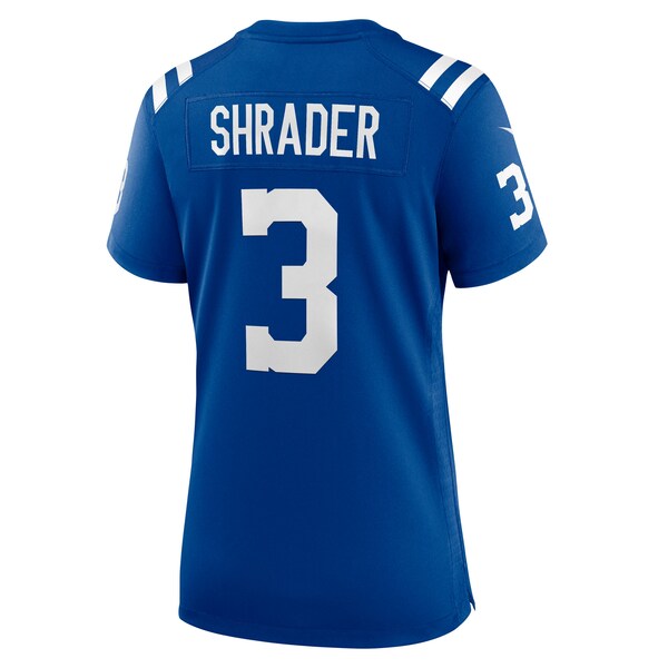 Spencer Shrader Indianapolis Colts Nike Women's Team Game Jersey -  Royal