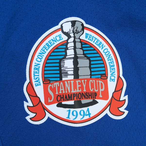 Adam Graves New York Rangers  1993/94 Blue Line Player Jersey - Royal