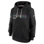 New England Patriots Nike Women's 2025 NFL Crucial Catch Sideline Standard Issue Dri-FIT Hoodie - Black
